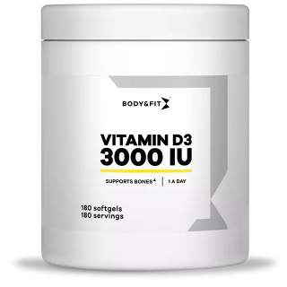 Body & Fit - D3 vitamin 3000NE - 180 lgyzselatin kapszula